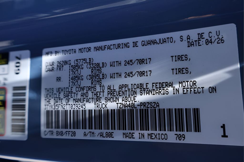 2026 Toyota Tacoma SR5