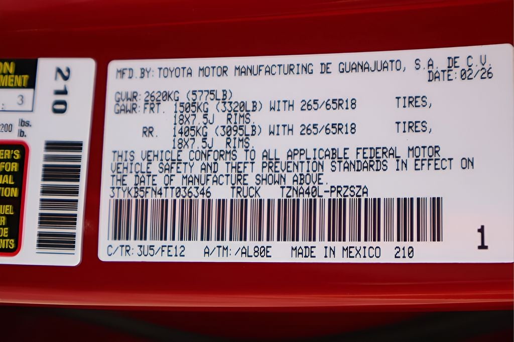 2026 Toyota Tacoma TRD Sport