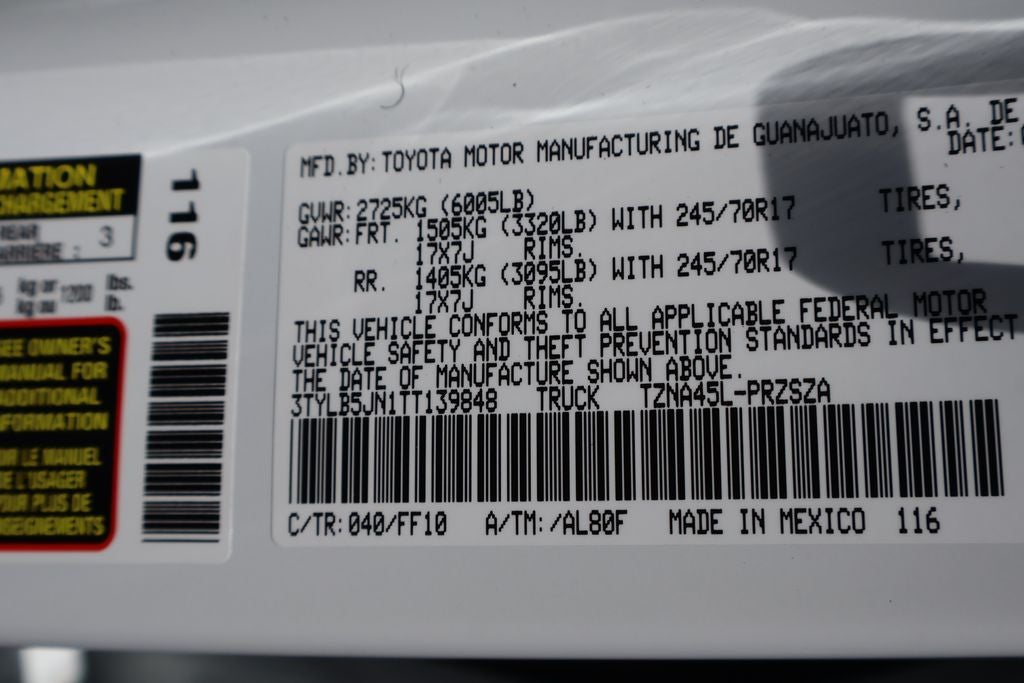 2026 Toyota Tacoma SR5