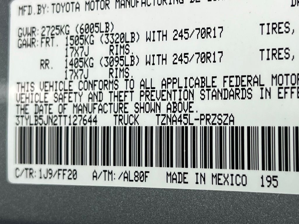 2026 Toyota Tacoma SR5
