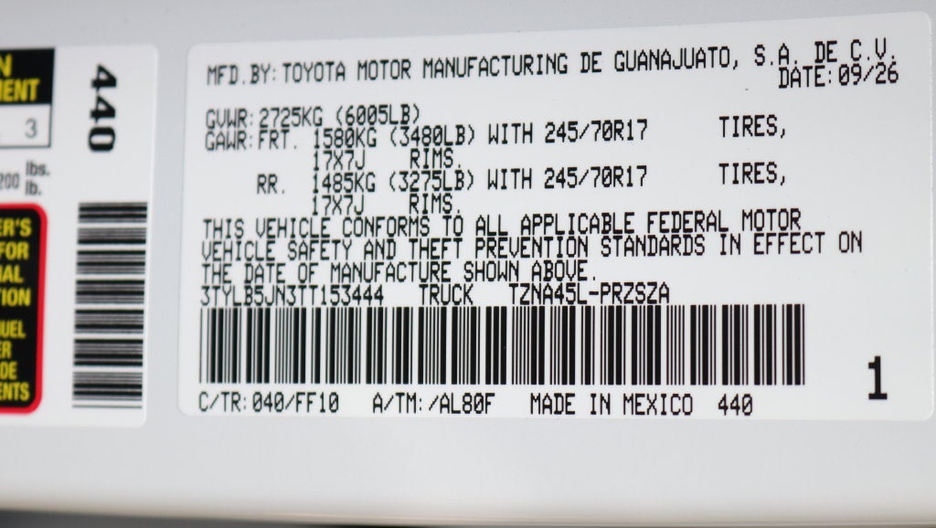 2026 Toyota Tacoma SR5
