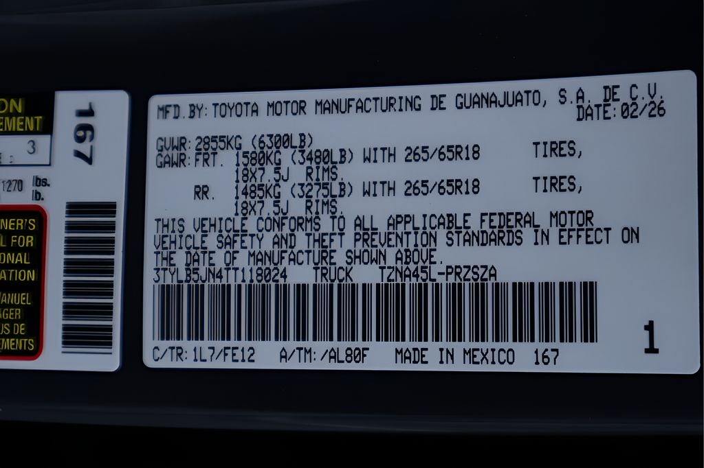 2026 Toyota Tacoma TRD Sport