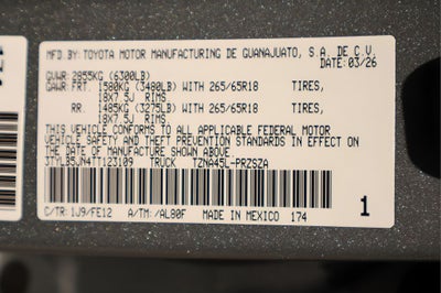 2026 Toyota Tacoma TRD Sport