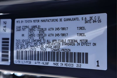 2026 Toyota Tacoma SR5