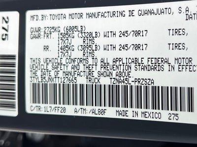 2026 Toyota Tacoma SR5