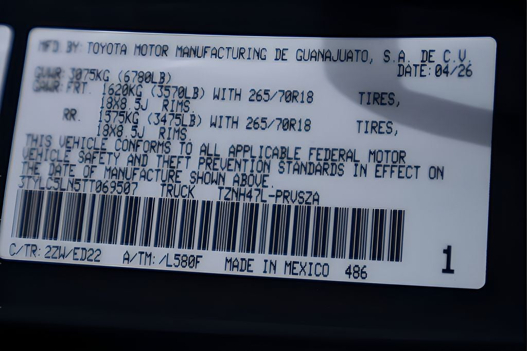 2026 Toyota Tacoma i-FORCE MAX Tacoma TRD Pro