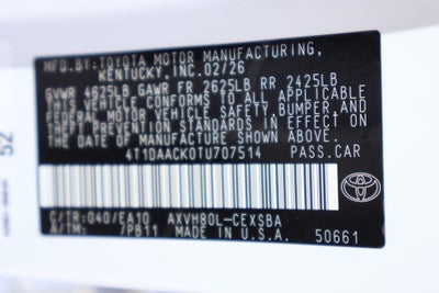 2026 Toyota Camry SE