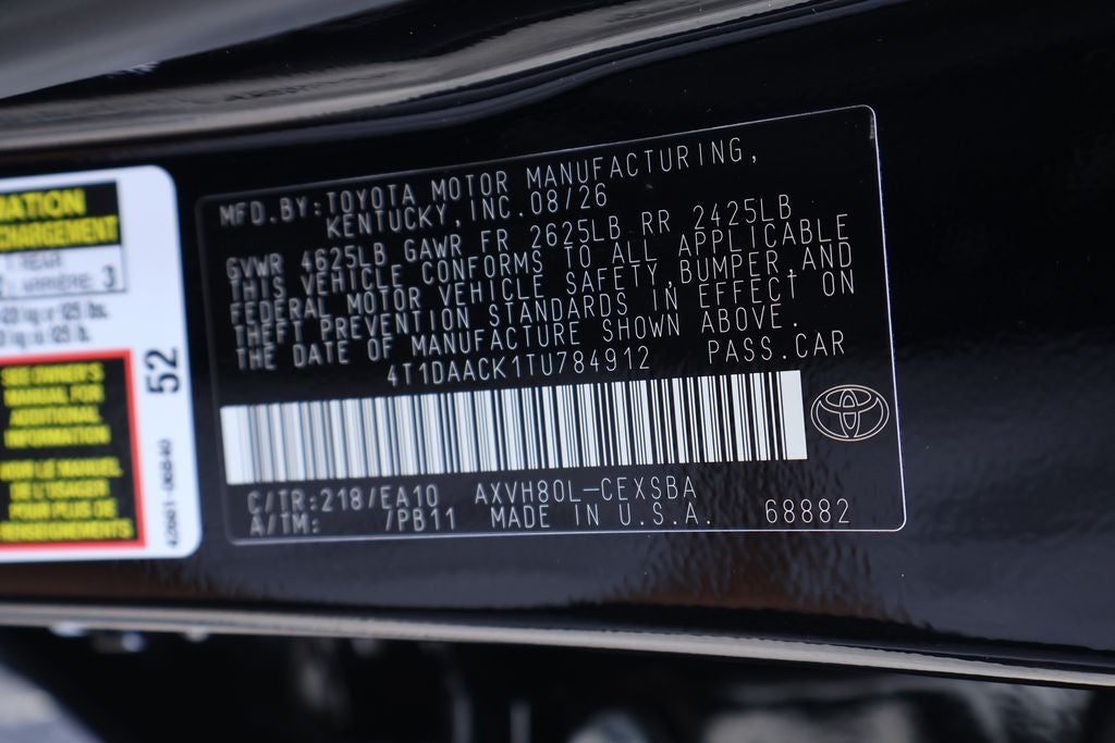 2026 Toyota Camry SE