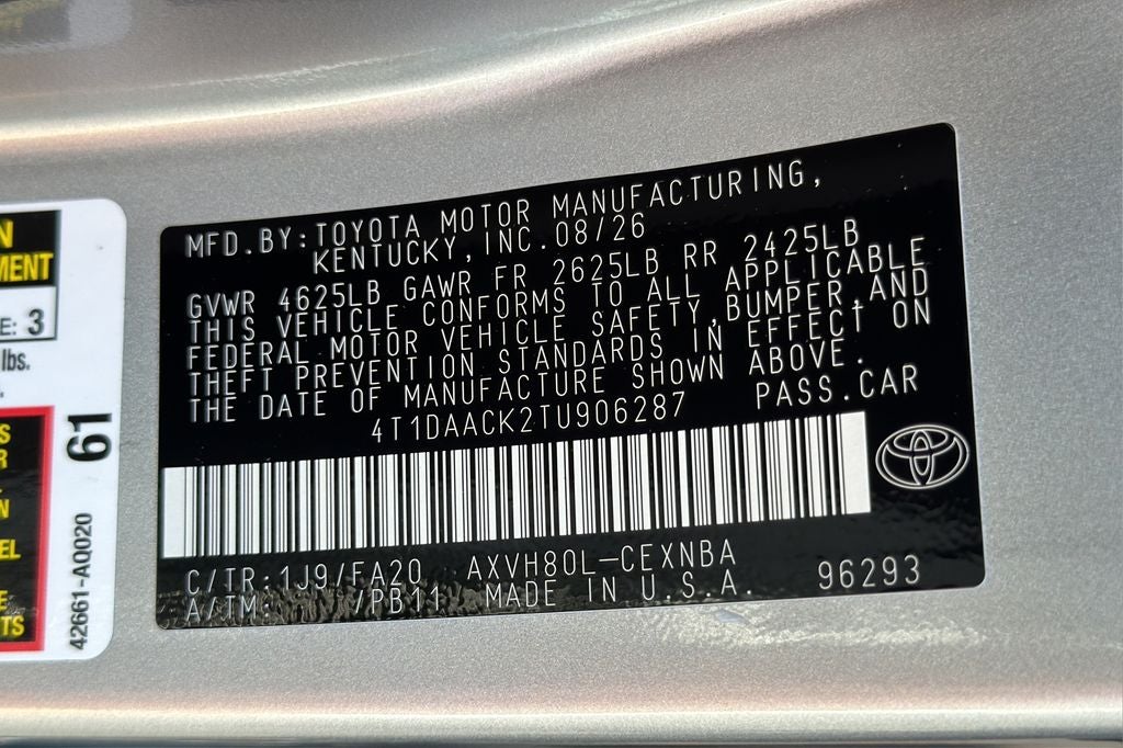 2026 Toyota Camry LE