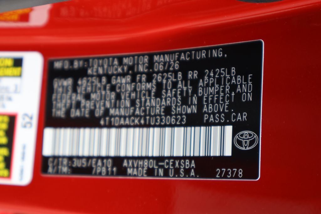 2026 Toyota Camry SE