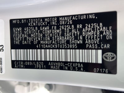 2026 Toyota Camry XSE
