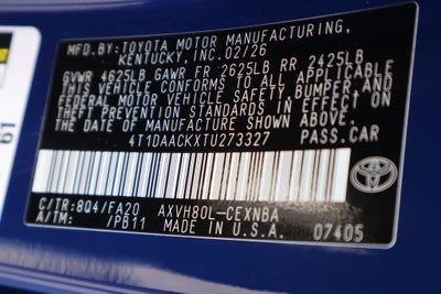 2026 Toyota Camry LE