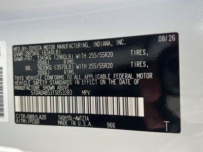 2026 Toyota Grand Highlander Hybrid MAX Platinum