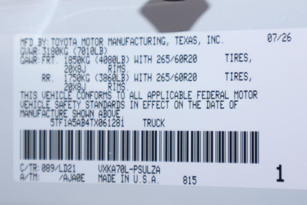 2026 Toyota Tundra Limited