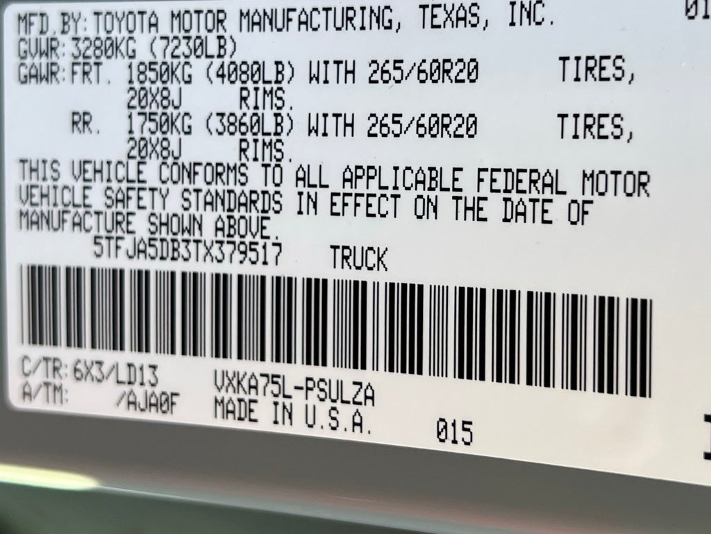 2026 Toyota Tundra Limited