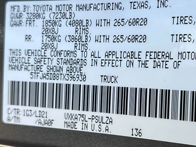 2026 Toyota Tundra Limited