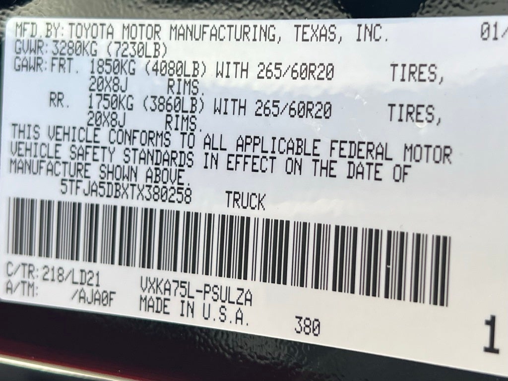 2026 Toyota Tundra Limited