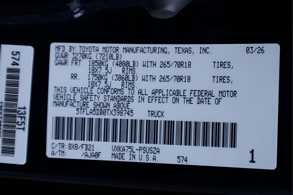 2026 Toyota Tundra SR5