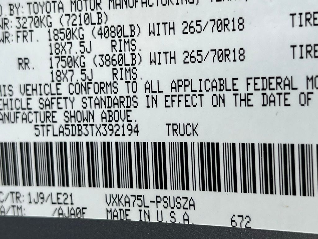 2026 Toyota Tundra SR5