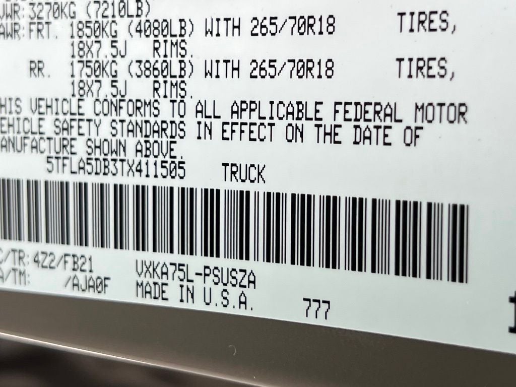 2026 Toyota Tundra SR5