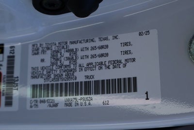 2025 Toyota Tundra SR5