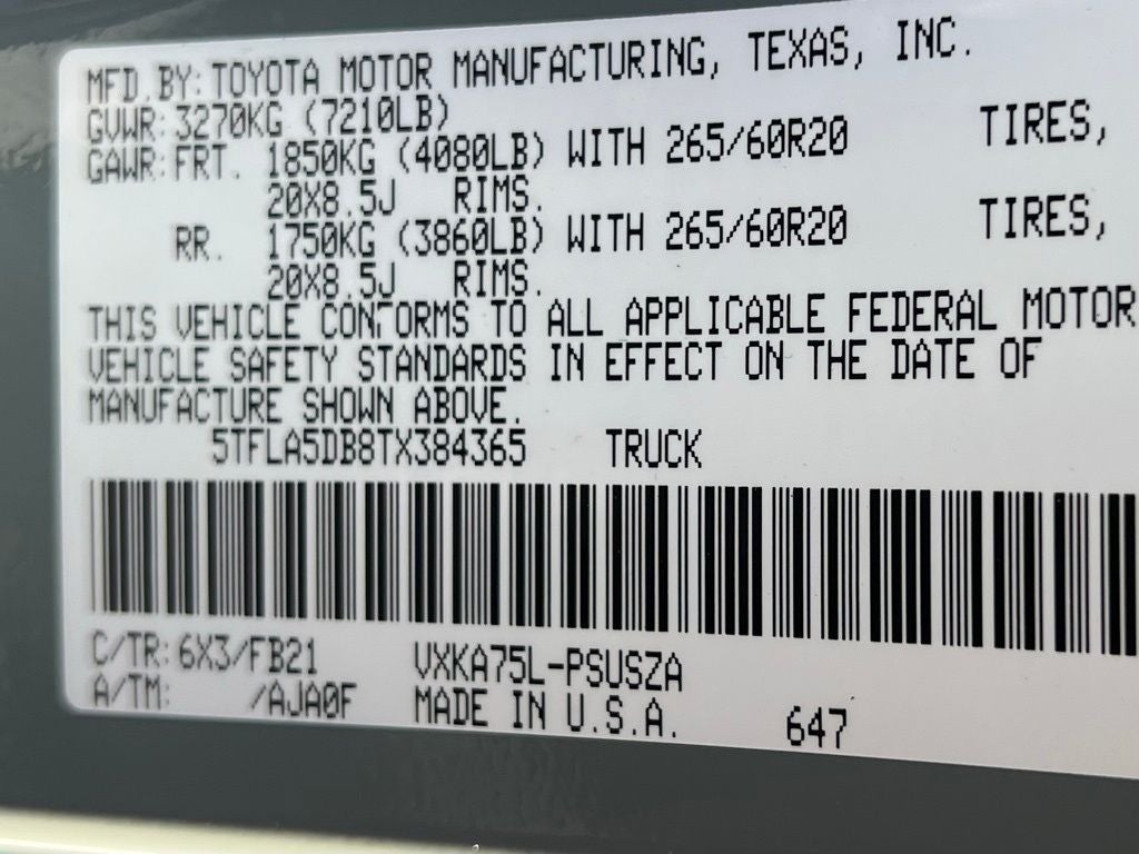 2026 Toyota Tundra SR5