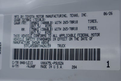 2026 Toyota Tundra SR5