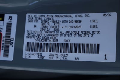2026 Toyota Tundra SR5