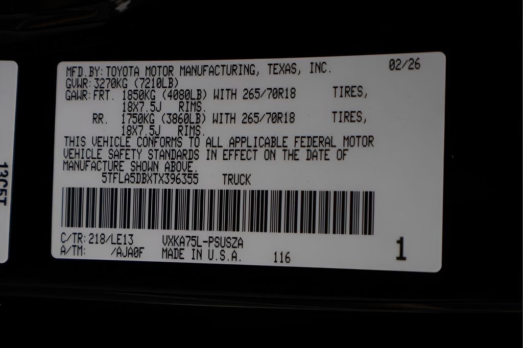 2026 Toyota Tundra SR5