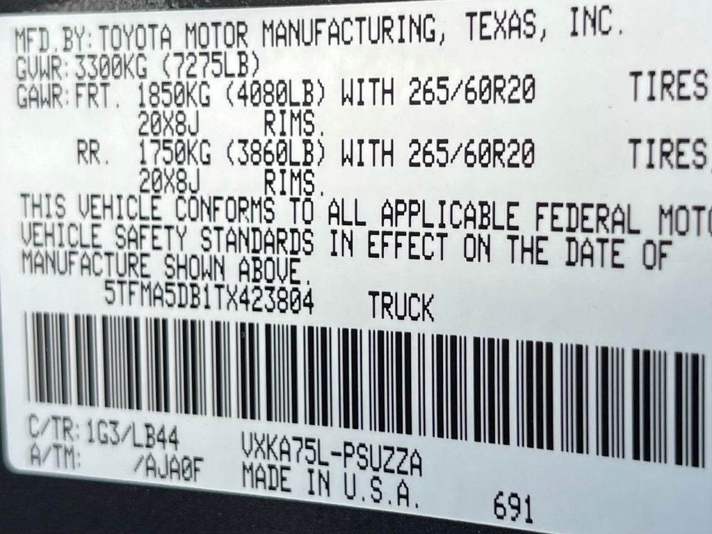 2026 Toyota Tundra 1794 Edition