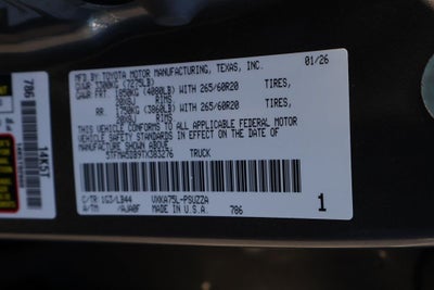 2026 Toyota Tundra 1794 Edition