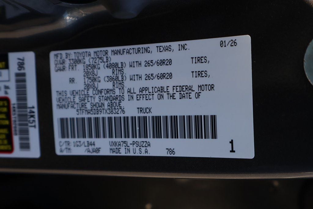 2026 Toyota Tundra 1794 Edition