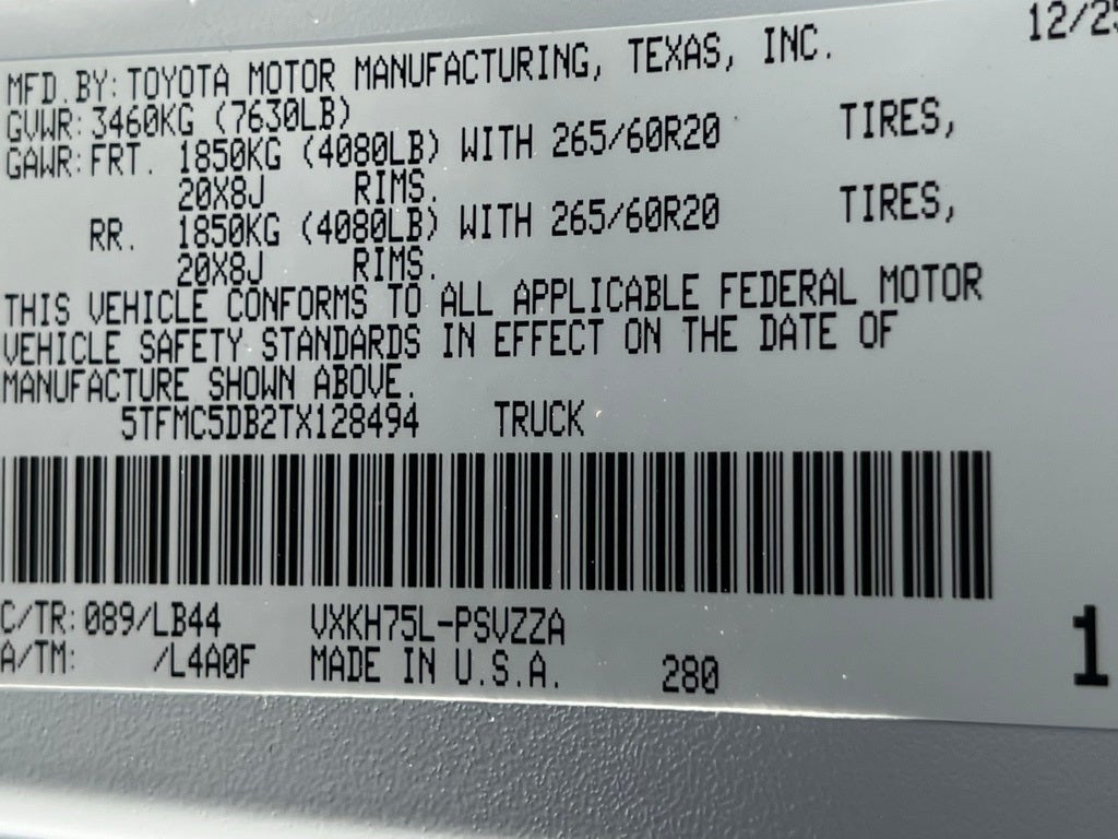 2026 Toyota Tundra i-FORCE MAX Tundra 1794 Edition