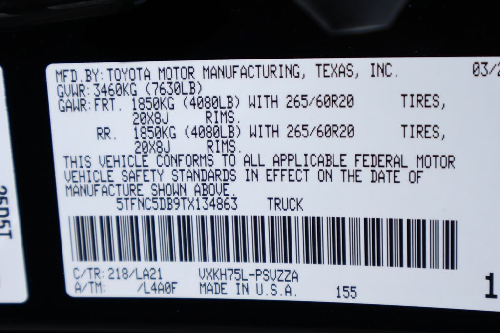 2026 Toyota Tundra i-FORCE MAX Tundra Platinum