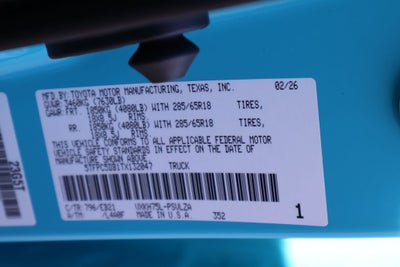 2026 Toyota Tundra i-FORCE MAX Tundra TRD Pro