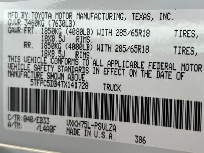 2026 Toyota Tundra i-FORCE MAX Tundra TRD Pro