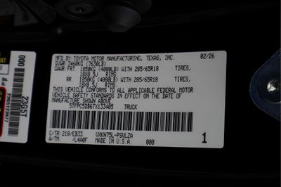 2026 Toyota Tundra i-FORCE MAX Tundra TRD Pro