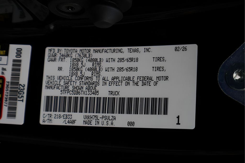 2026 Toyota Tundra i-FORCE MAX Tundra TRD Pro