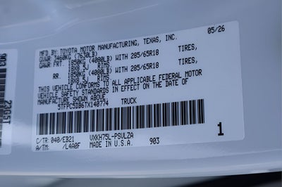 2026 Toyota Tundra i-FORCE MAX Tundra TRD Pro