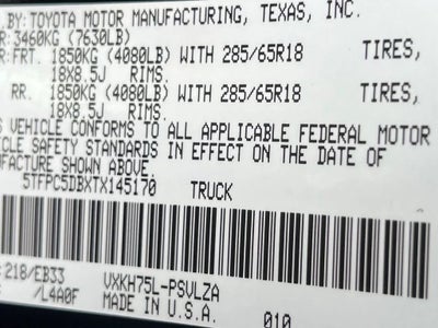 2026 Toyota Tundra i-FORCE MAX Tundra TRD Pro