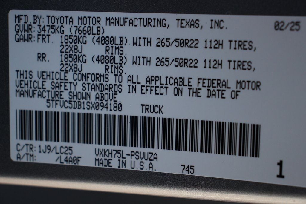 2025 Toyota Tundra Capstone - Photo 26