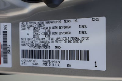 2026 Toyota Tundra Limited