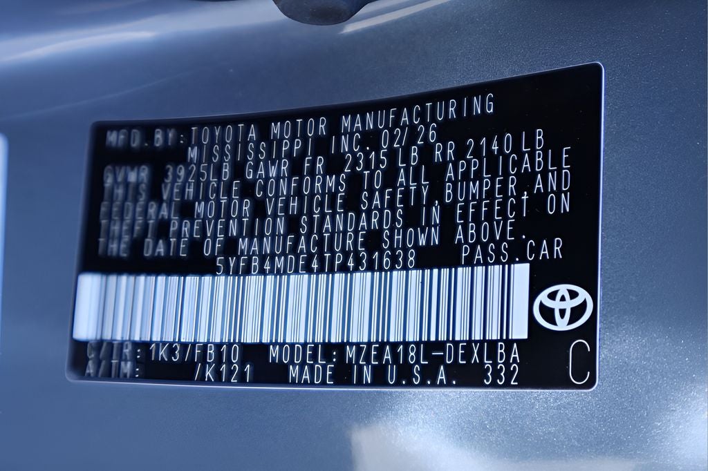 2026 Toyota Corolla LE