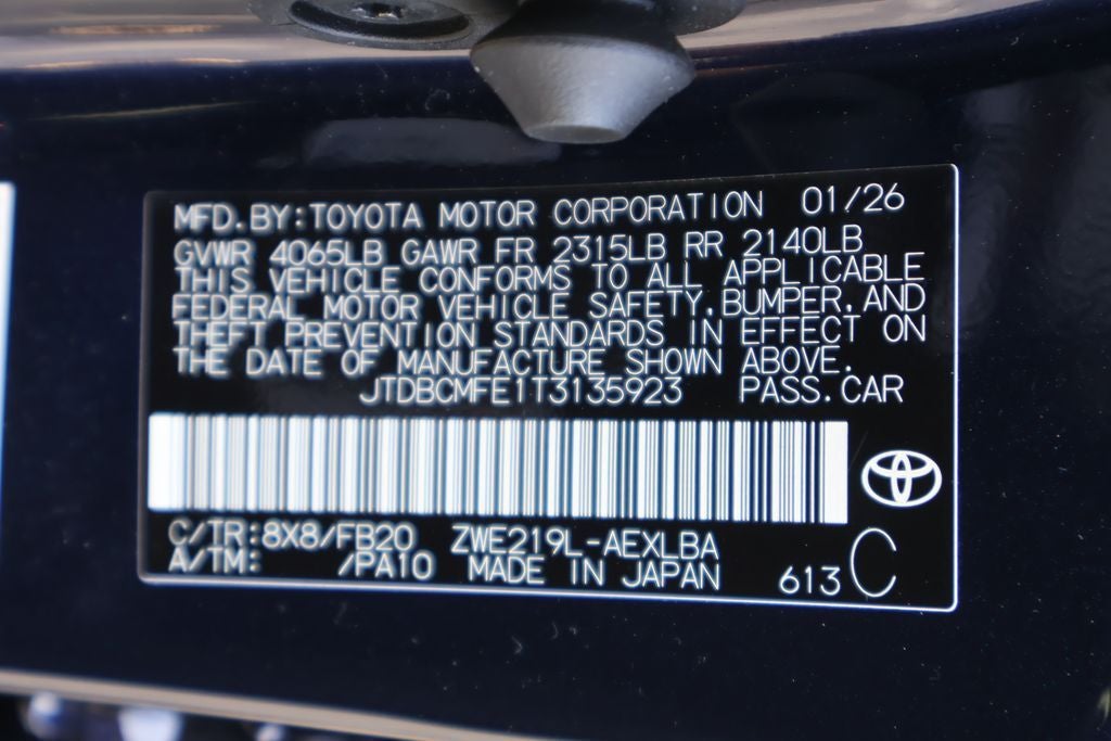 2026 Toyota Corolla LE