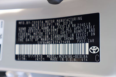 2026 Toyota Corolla LE