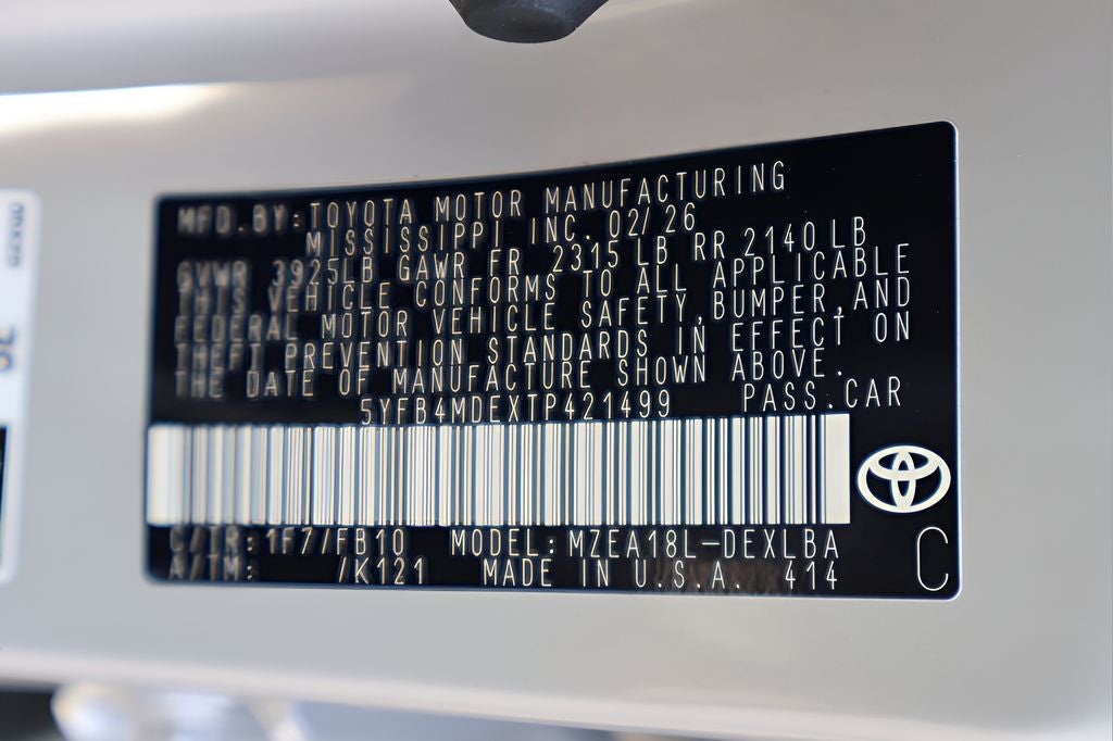 2026 Toyota Corolla LE