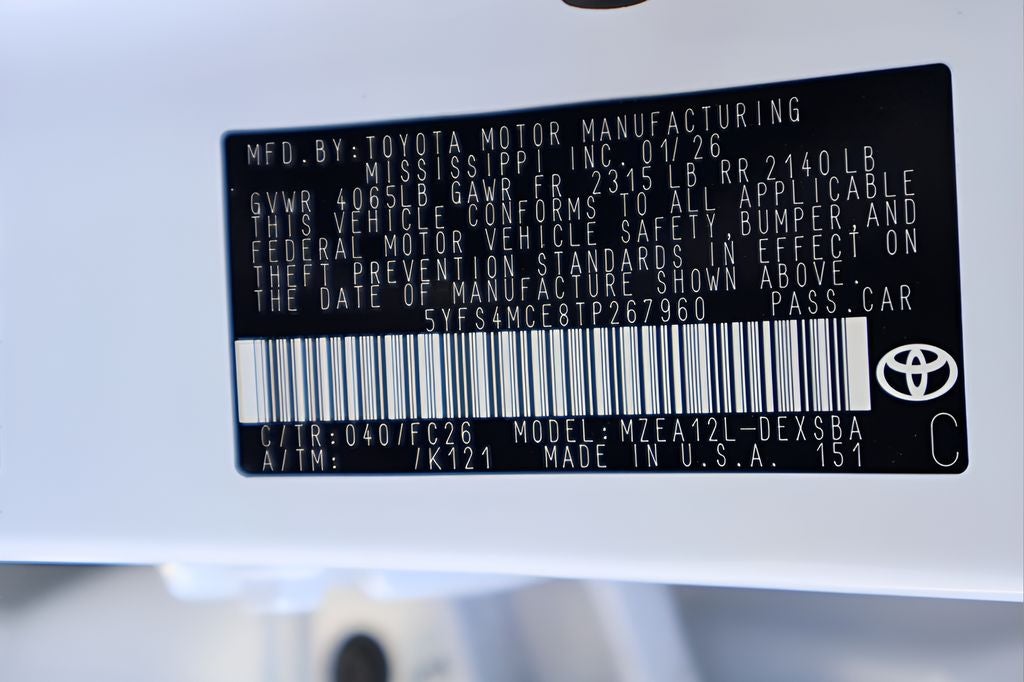 2026 Toyota Corolla SE