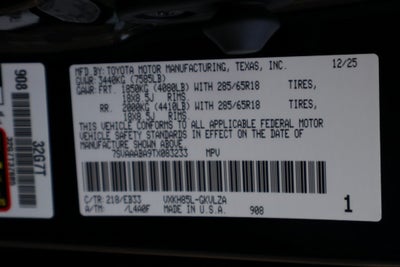 2026 Toyota Sequoia TRD Pro