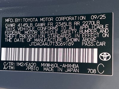 2026 Toyota Prius Limited