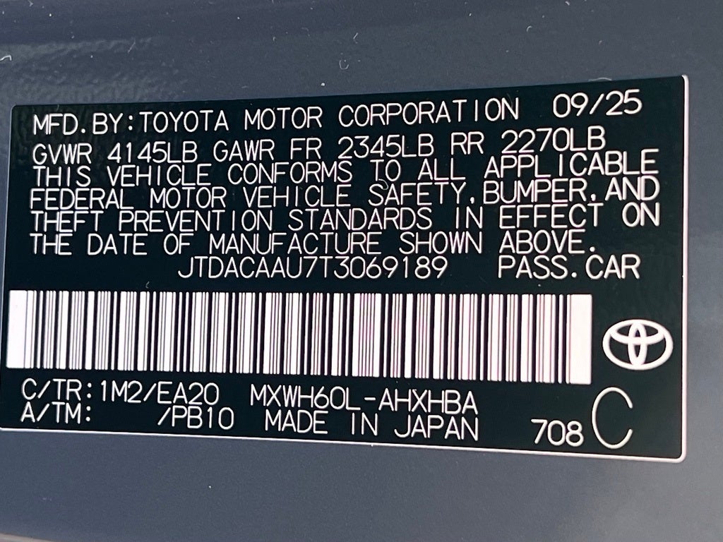 2026 Toyota Prius Limited